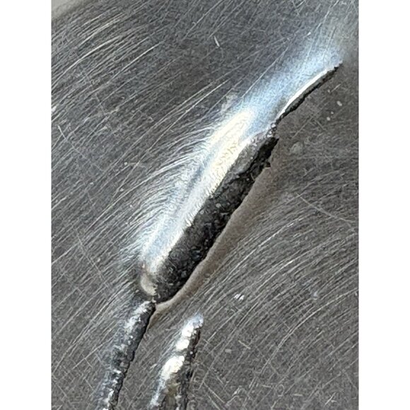 Hoselton Metal Aluminium Small Oval Dish Cast Canadian Bullrush Seagull 727 - Picture 3 of 9